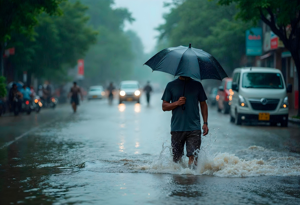 LED TV in Pune home during monsoon