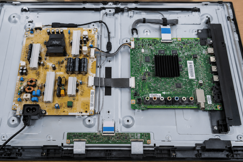 Samsung TV motherboard and power supply repair