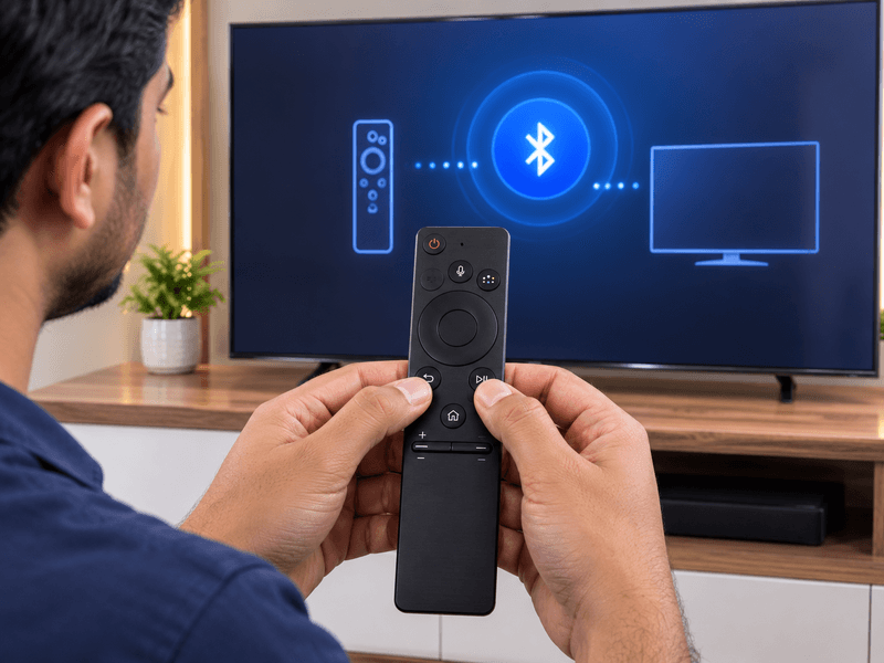 Samsung Smart TV remote Bluetooth pairing process
