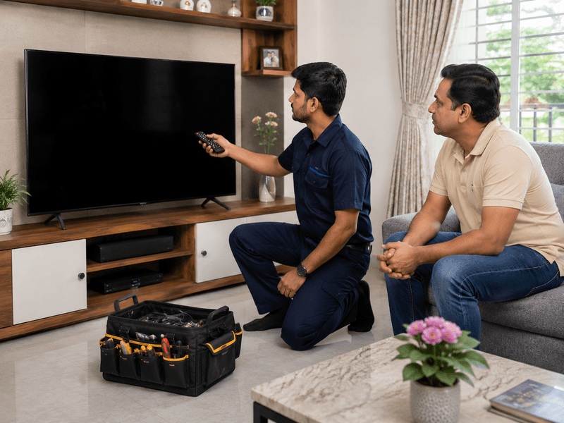 Samsung TV remote and IR receiver repair cost in Pune