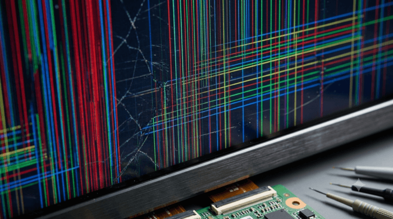 Samsung TV vertical and horizontal screen lines